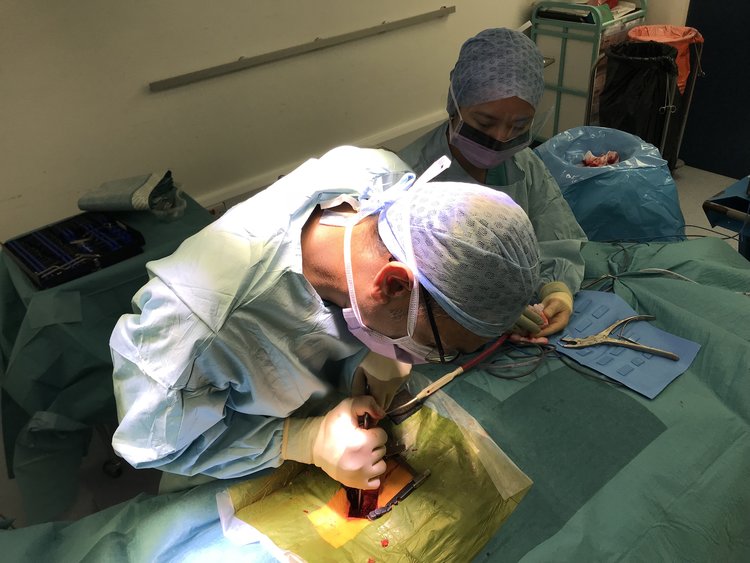 London Neurosurgery Partnership surgical theatre